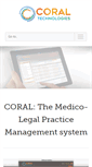 Mobile Screenshot of coraltechnologies.co.uk